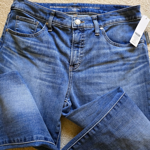 Chico's So Slimming Double Frayed Crops - Picture 1 of 6
